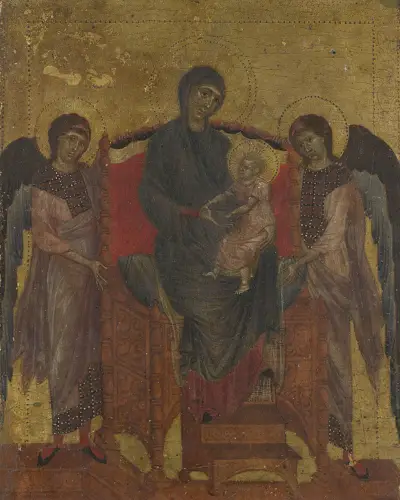Virgin and Child with Two Angels Cimabue